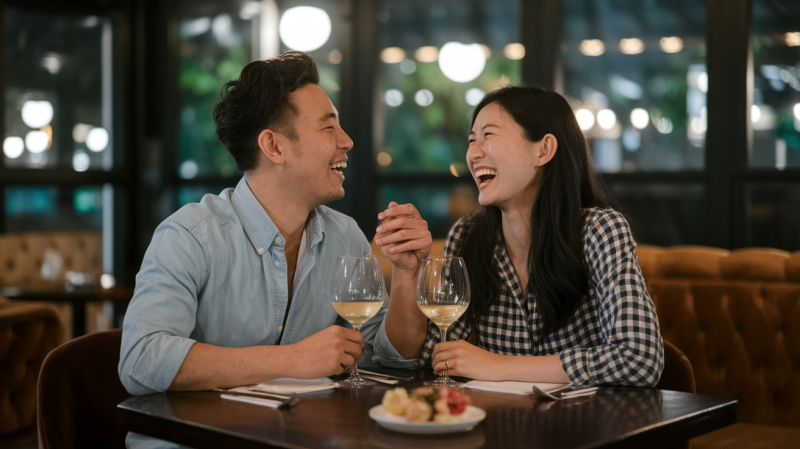 デート中のカップル