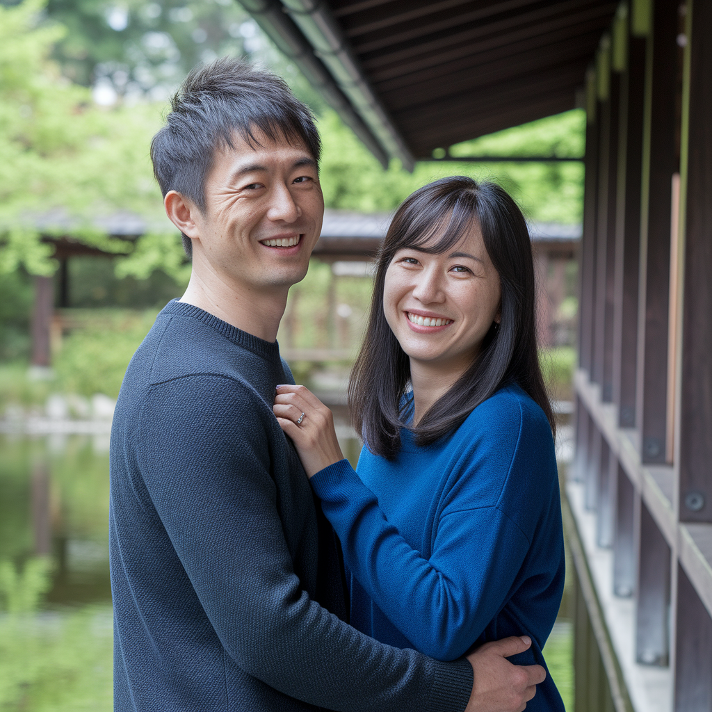 笑顔のカップル