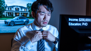 婚活でスペックを詐称する男性