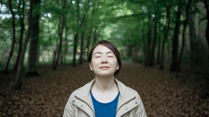 婚活に向けて心を整える40代女性