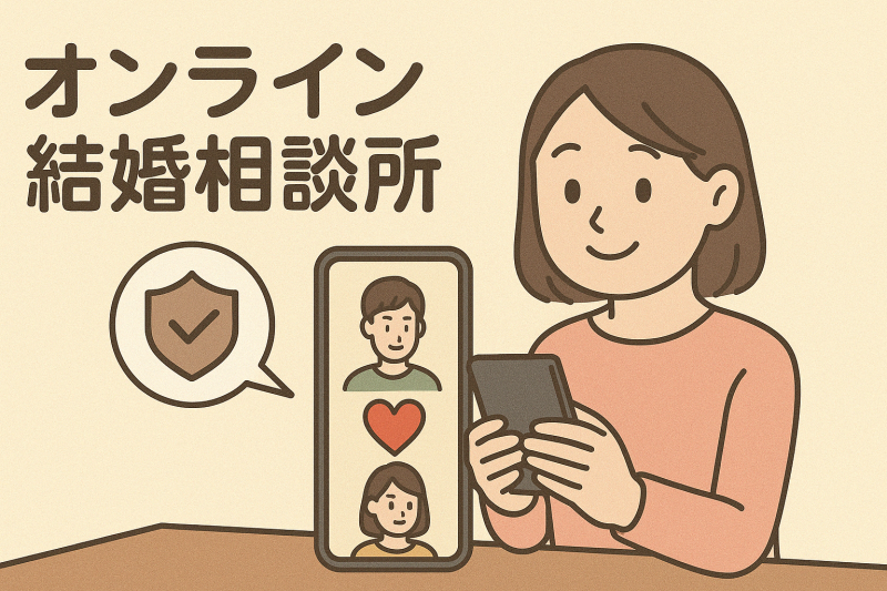 オンライン結婚相談所を利用している女性