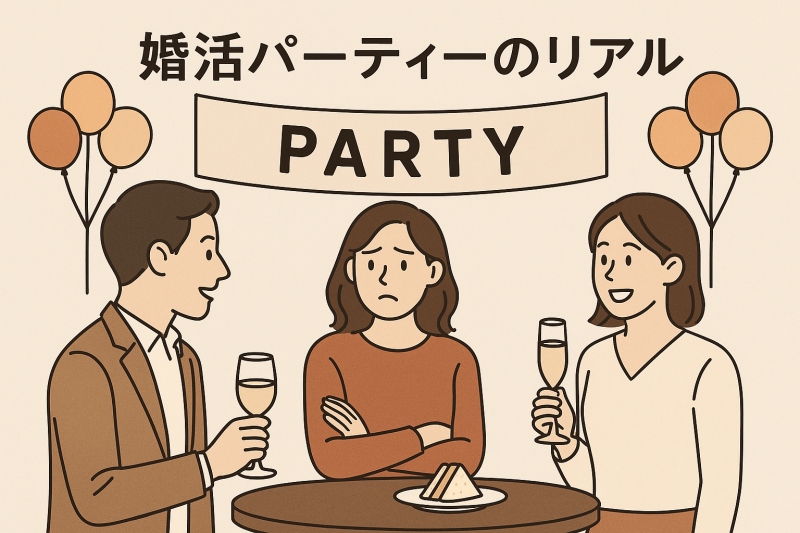 婚活パーティーに疲れた女性