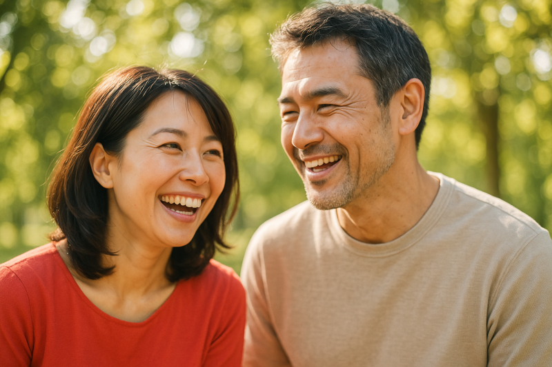 40代で婚活を始めたカップル