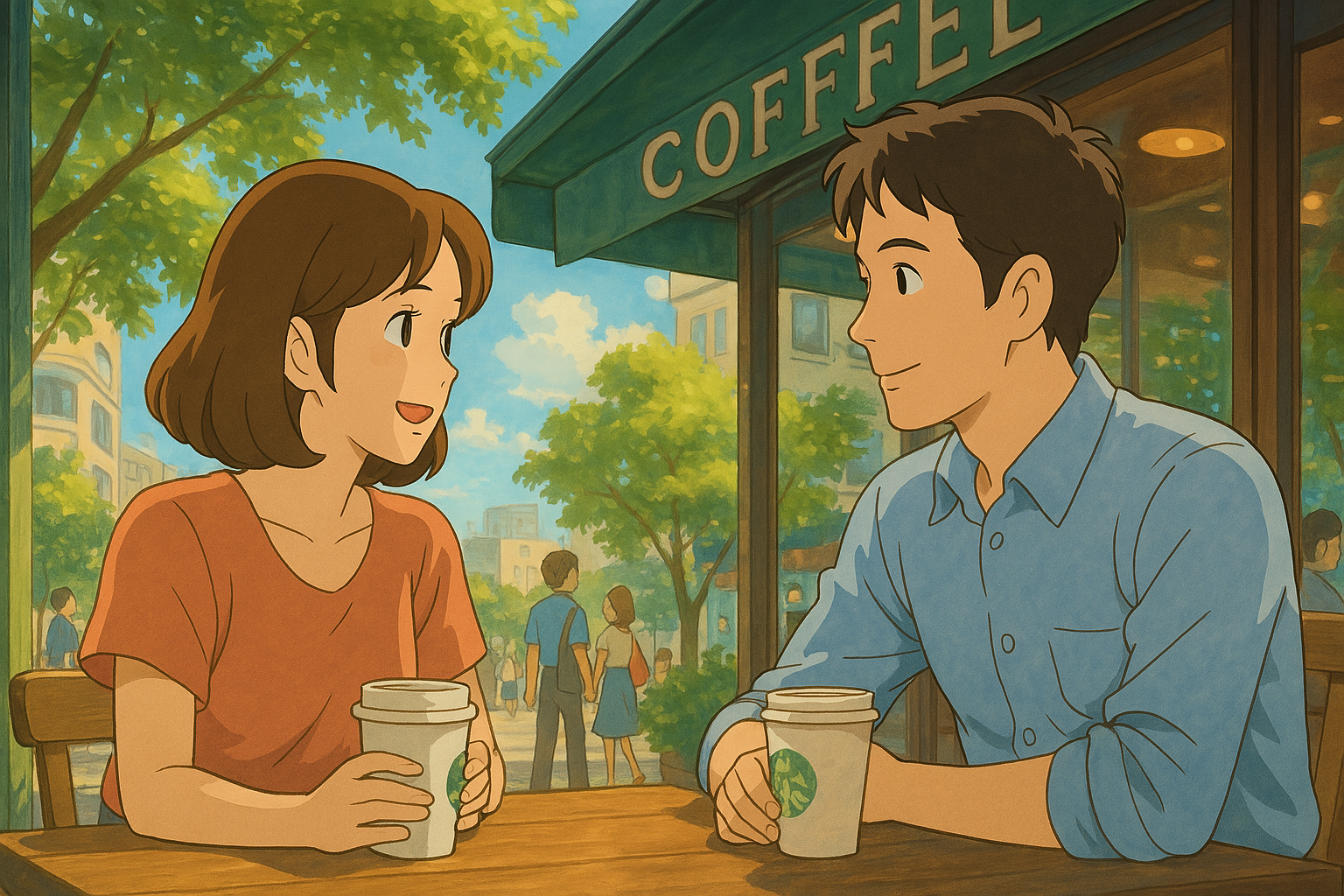 初デートの男女