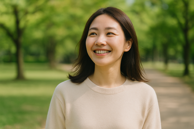 モヤモヤが吹っ切れて前向きな婚活女性