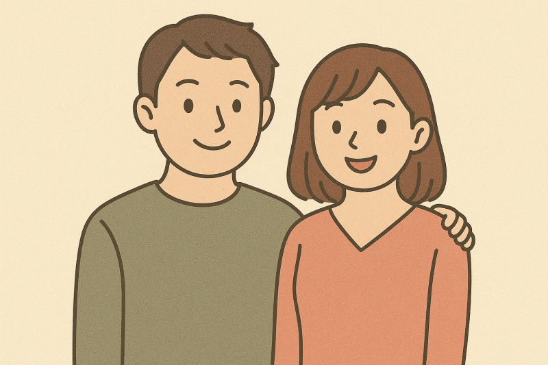 オンライン結婚相談所で成婚したカップル