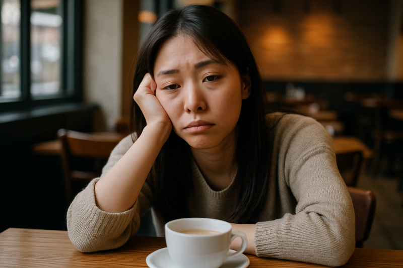 婚活疲れの女性