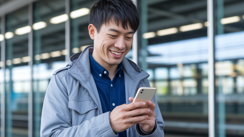 既読スルーの巻き返しを図る男性