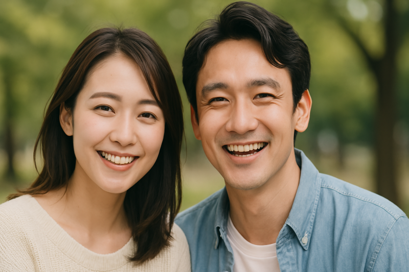 縁結びされた男女