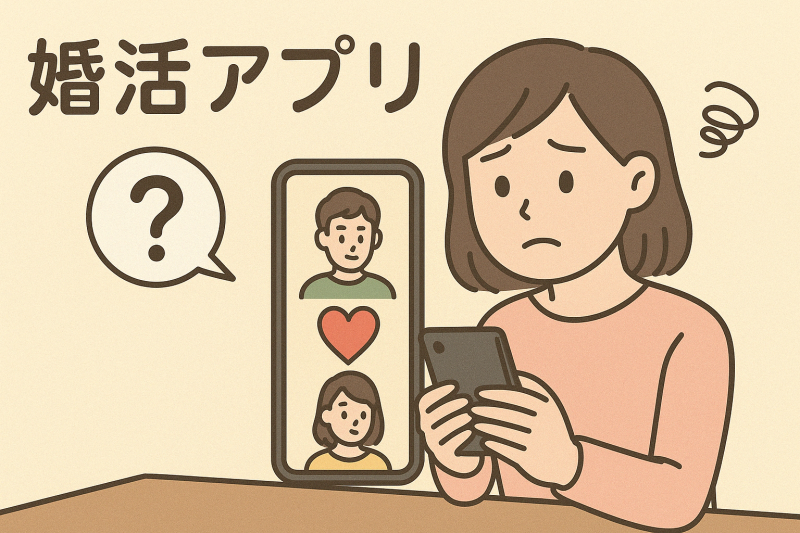 婚活アプリに疲れた女性