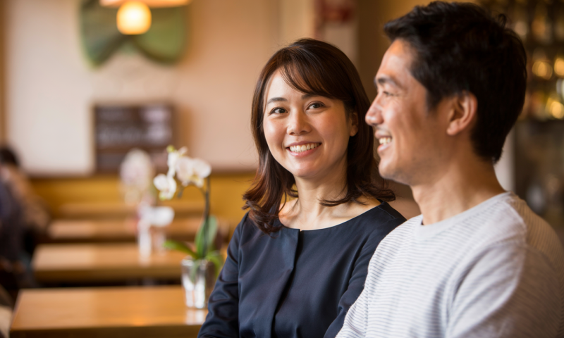 婚活中の男女