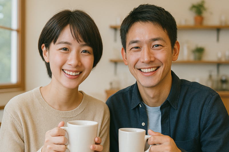 ゼクシイ縁結びで出会った男女