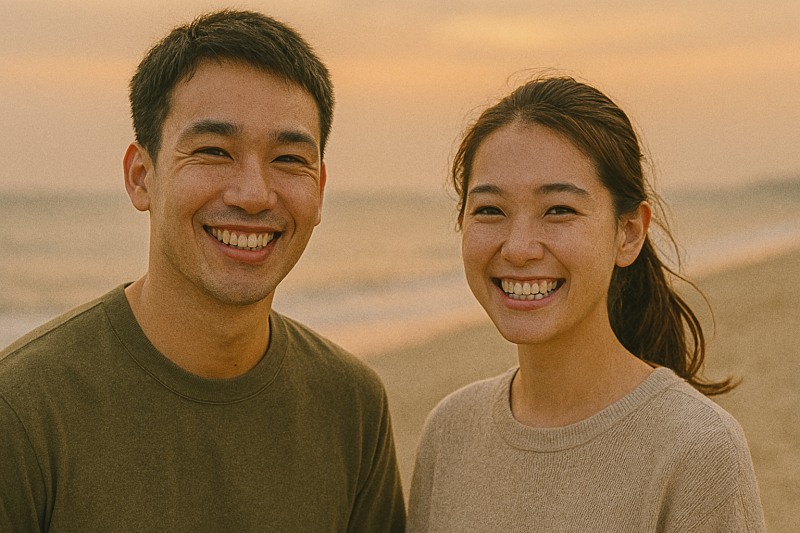 ゼクシイ縁結びで出会った男女