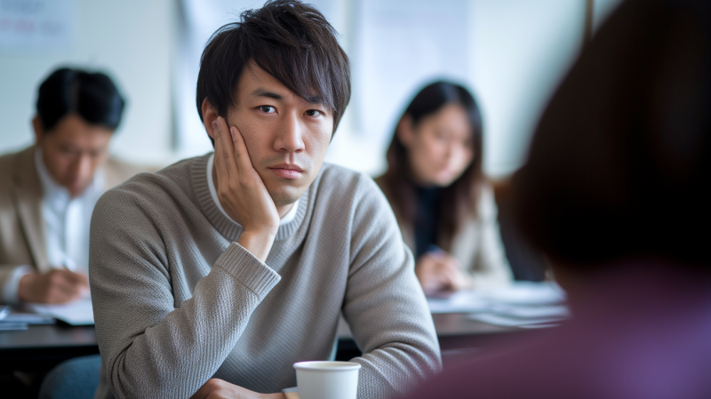 婚活で脈なしの男性