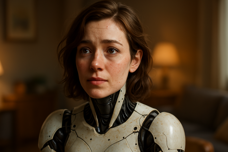 CHATGPTのイメージ像。アンドロイドの女性