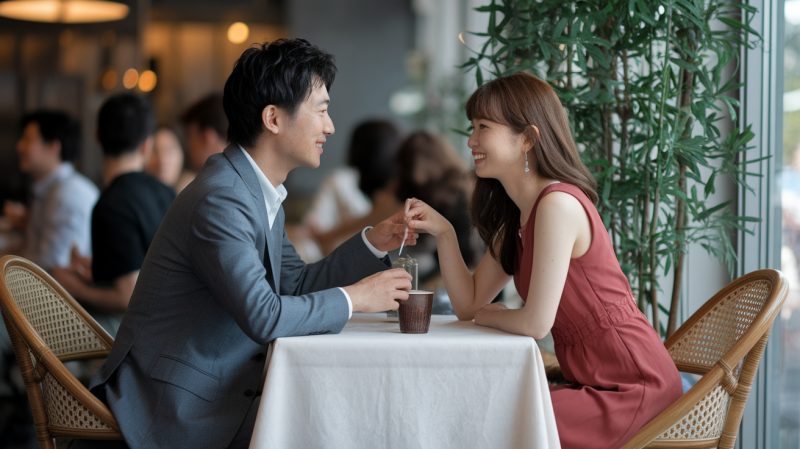 初デートの男女