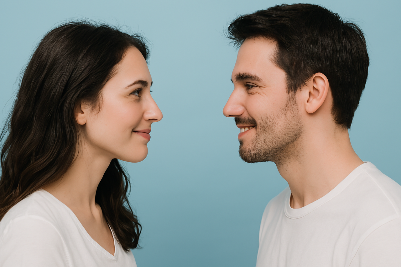 オンライン結婚相談所で出会った男女