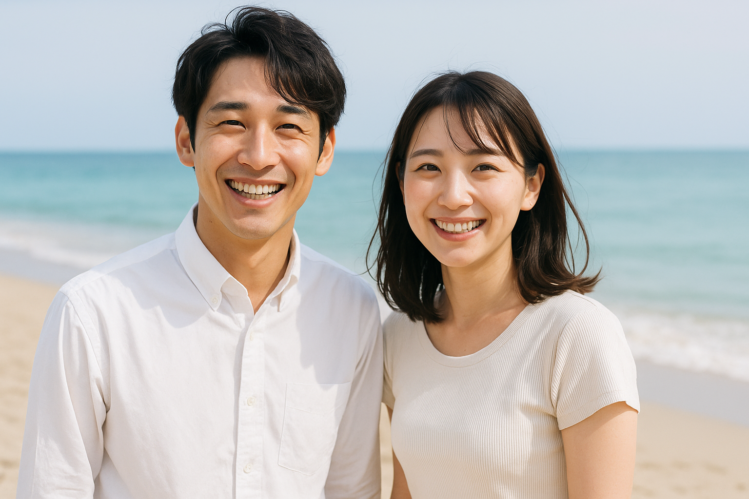 婚活中のカップル