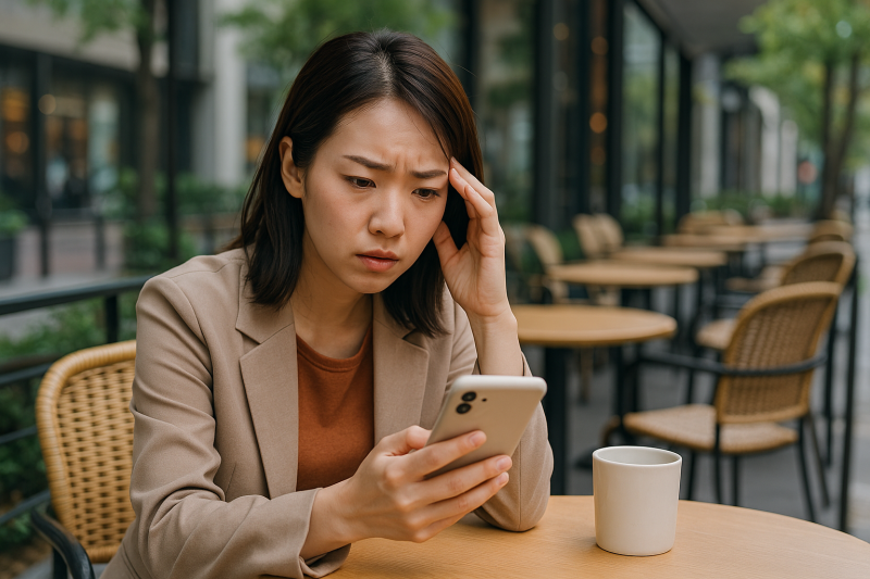 婚活に悩んでいる女性